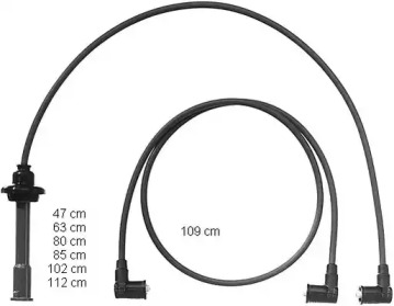 Комплект электропроводки BERU ZEF1037