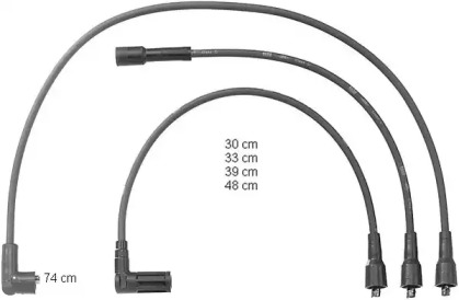 Комплект электропроводки BERU ZEF1053