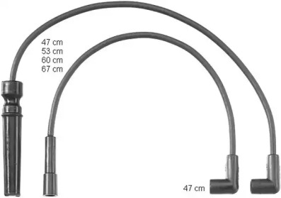 Комплект электропроводки BERU ZEF1137