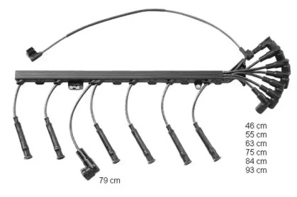 Комплект электропроводки BERU ZEF1402