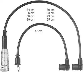 Комплект электропроводки BERU ZEF471