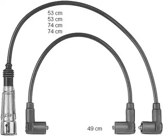 Комплект электропроводки BERU ZEF520