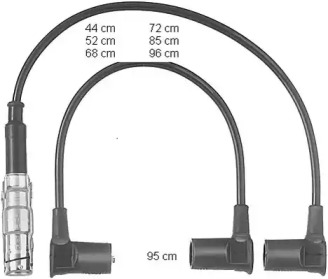 Комплект электропроводки BERU ZEF558