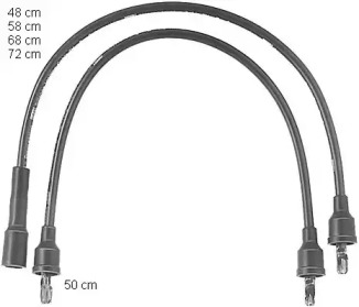 Комплект электропроводки BERU ZEF572