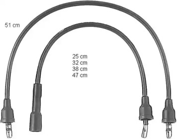 Комплект электропроводки BERU ZEF579