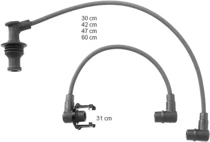 Комплект электропроводки BERU ZEF729