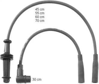 Комплект электропроводки BERU ZEF756