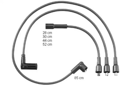 Комплект электропроводки BERU ZEF779