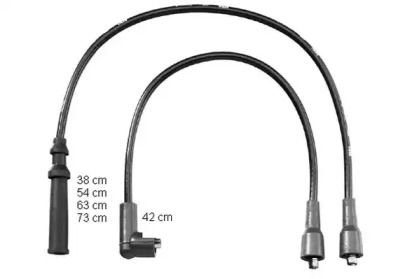 Комплект электропроводки BERU ZEF865