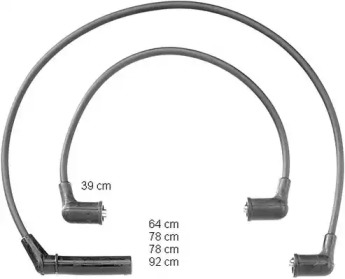 Комплект электропроводки BERU ZEF881