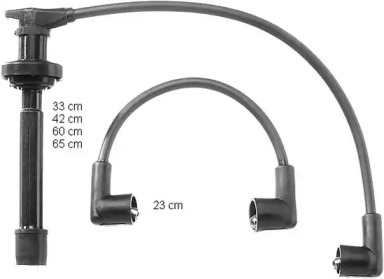 Комплект электропроводки BERU ZEF896