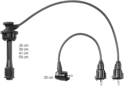 Комплект электропроводки BERU ZEF925