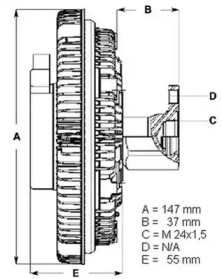 Сцепление BERU LK002