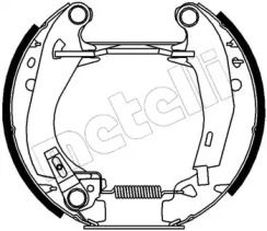 Комлект тормозных накладок METELLI 51-0011