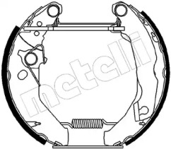 Комлект тормозных накладок METELLI 51-0027