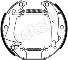 Комлект тормозных накладок METELLI 51-0036