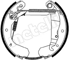 Комлект тормозных накладок METELLI 51-0082