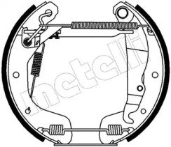 Комлект тормозных накладок METELLI 51-0124