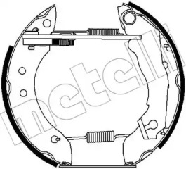 Комлект тормозных накладок METELLI 51-0241