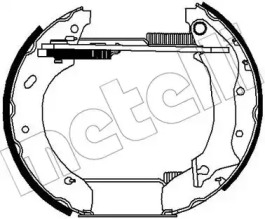 Комлект тормозных накладок METELLI 51-0248