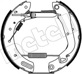 Комлект тормозных накладок METELLI 51-0253