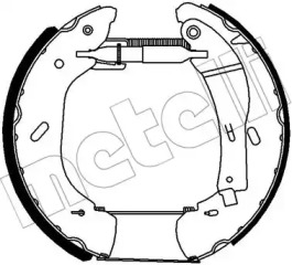 Комлект тормозных накладок METELLI 51-0271