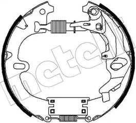 Комлект тормозных накладок METELLI 51-0287