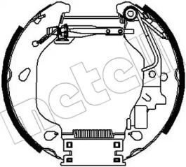 Комлект тормозных накладок METELLI 51-0319