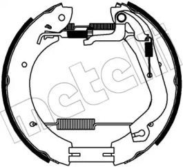 Комлект тормозных накладок METELLI 51-0335