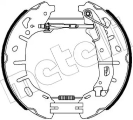 Комлект тормозных накладок METELLI 51-0354