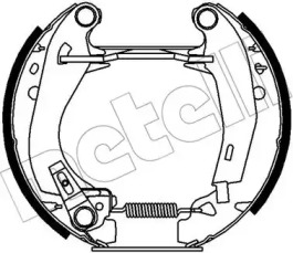 Комлект тормозных накладок METELLI 51-0404