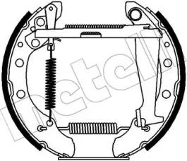 Комлект тормозных накладок METELLI 51-0414