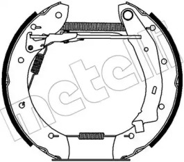 Комлект тормозных накладок METELLI 51-0428