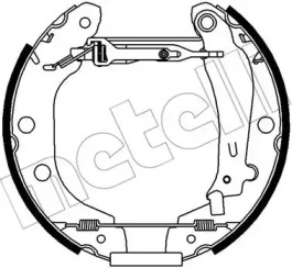 Комлект тормозных накладок METELLI 51-0431