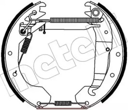 Комлект тормозных накладок METELLI 51-0443