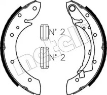 Комлект тормозных накладок METELLI 53-0023