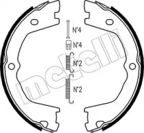 Комлект тормозных накладок METELLI 53-0086K