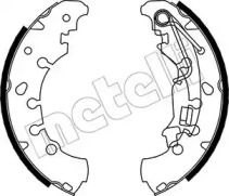 Комлект тормозных накладок METELLI 53-0092