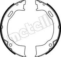 Комлект тормозных накладок METELLI 53-0146