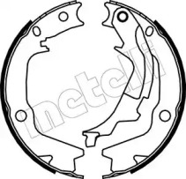 Комлект тормозных накладок METELLI 53-0186