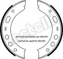 Комлект тормозных накладок METELLI 53-0337