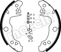 Комлект тормозных накладок METELLI 53-0341K