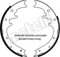 Комлект тормозных накладок METELLI 53-0358