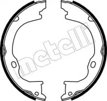 Комлект тормозных накладок METELLI 53-0363