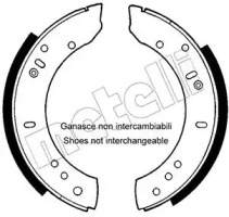 Комлект тормозных накладок METELLI 53-0366