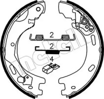 Комлект тормозных накладок METELLI 53-0376