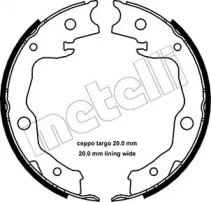 Комлект тормозных накладок METELLI 53-0450