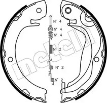 Комлект тормозных накладок METELLI 53-0453K