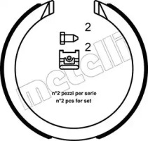 Комлект тормозных накладок METELLI 53-0491K