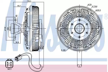 Сцепление NISSENS 86050